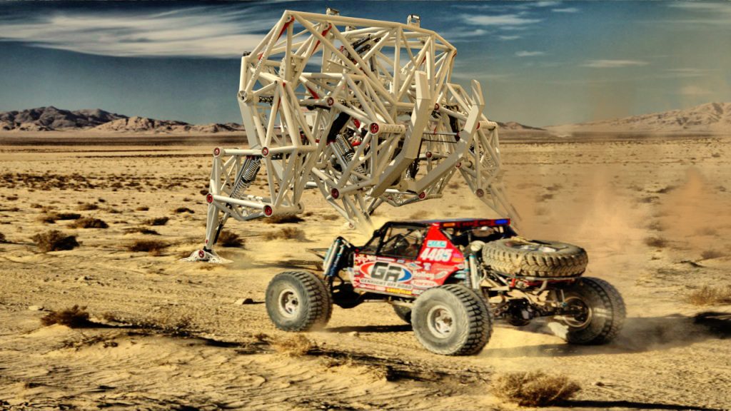 Ladies and gentlemen start your mechs car on the dessert